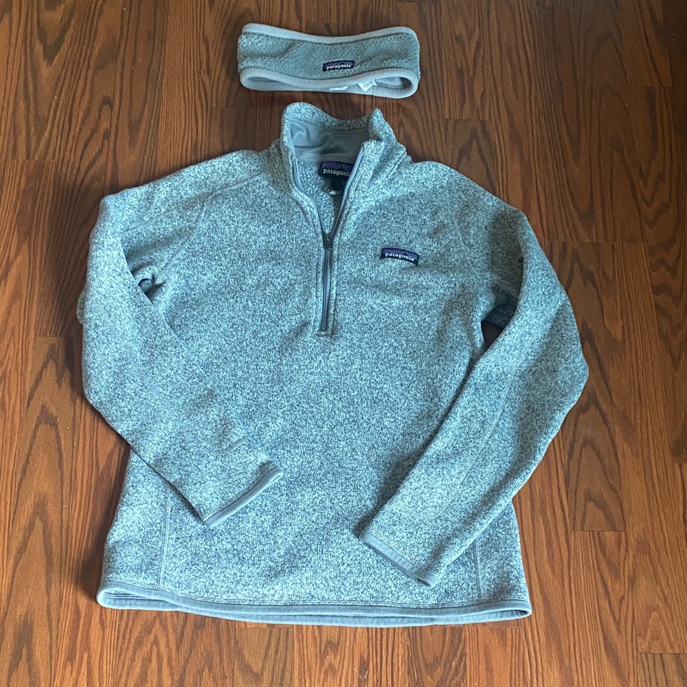 Patagonia women’s better sweater 1/4 zip. Size M